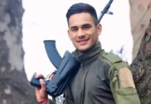 ★. चम्पावत जिले के पाटी विकासखंड के खरही गांव के अग्निवीर जवान थे दीपक सिंह, 10 दिन पहले ही ड्यूटी पर वापस लौटा था दीपक: ★. दुखद: खून से लथपथ दीपक को. बटालियन चिकित्सा शिविर पहुंचाया। सैन्य डाक्टरों ने उसे मृत बताया। (चन्दन सिंह बिष्ट) “स्टार खबर”