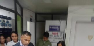 औचक निरीक्षण.. जिलाधिकारी व मुख्य चिकित्सा अधिकारी के निर्देश पर डायग्नोस्टिक सेंटरों का औचक निरीक्षण… रिपोर्ट- (सुनील भारती ) “स्टार खबर” नैनीताल…