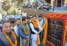 ★. आमडाली से तल्लीताल भीमेश्वर मोटर मार्ग पर होगा डामरीकरण, विधायक कैड़ा ने किया शुभारंभ ★. 1 करोड़ 3 लाख की लागत से होगा मोटर मार्ग पर होने वाले डामरीकरण व सुधारीकरण का कार्य -कैड़ा (चन्दन सिंह बिष्ट) स्टार खबर