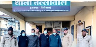 पुलिस टीम पर हमला करने वाले चार आरोपी गिरफ्तार, सभी जेल भेजे गए… रिपोर्ट- (सुनील भारती) “स्टार खबर” नैनीताल