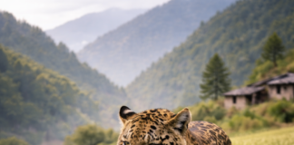 ★. पजैना ढोलीगांव में घर के पास से कुत्ते को उठा ले गया बाघ, ग्रामीणों में दहशत ★. शाम के वक्त बाघ की हलचल से बच्चों की सुरक्षा पर खतरा, वन विभाग ने बढ़ाई गश्त (चन्दन सिंह बिष्ट) “स्टार खबर” ओखलकांडा/ढोलीगांव/पजैना