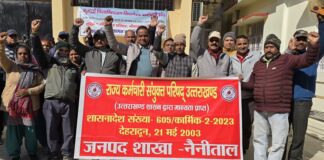 कर्मचारियों की 18 सूत्रीय मांगों को लेकर कुमाऊं विश्वविद्यालय भीमताल में गेट मीटिंग, आंदोलन का प्रथम चरण शुरू… रिपोर्ट- (सुनील भारती) “स्टार खबर ” नैनीताल..