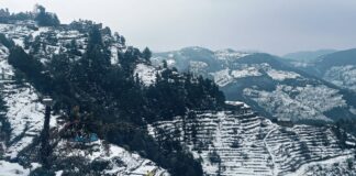 रामगढ़–मुक्तेश्वर की पहाड़ियों पर साल की पहली बर्फबारी… नैनीताल में उमड़े पर्यटक; मार्गों पर लगा जाम.. रिपोर्ट- (सुनील भारती) “स्टार खबर” नैनीताल..