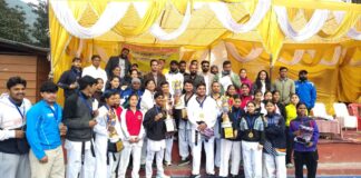 कुमाऊँ विश्वविद्यालय की अंतर महाविद्यालय ताइक्वांडो प्रतियोगिता में डीएसबी व एमबीपीजी का दबदबा… रिपोर्ट- (सुनील भारती ) “स्टार खबर” नैनीताल..