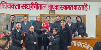 अधिवक्ता का पेशा चुनौतीपूर्ण, जनहित सर्वोपरि: जिलाधिकारी रयाल… राजस्व न्यायालयों के 7,500 लंबित मामलों के निस्तारण का तीन माह का लक्ष्य… रिपोर्ट- (सुनील भारती) “स्टार खबर” नैनीताल..