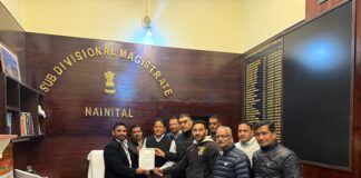 भाजपा विधायक पर कार्रवाई की मांग, नगर कांग्रेस ने राज्यपाल को भेजा ज्ञापन… रिपोर्ट- (सुनील भारती) “स्टार खबर” नैनीताल…