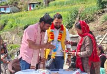 ढीलम गांव को सड़क से जोड़ने की मांग तेज.. यूथ कांग्रेस जिलाध्यक्ष विक्रम दानू ने दी आंदोलन की चेतावनी.. रिपोर्ट- (सुनील भारती ) “स्टार खबर” नैनीताल..