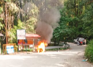मुक्तेश्वर में चलती रेंटल स्कूटी बनी आग का गोला, बाल-बाल बचा चालक.. मोहन चौक पर मचा हड़कंप, जाम के बीच धू-धू कर जली स्कूटी; स्थानीय लोगों ने रेंटल स्कूटी संचालन पर उठाए सवाल… रिपोर्ट- (सुनील भारती) “स्टार खबर ” नैनीताल…