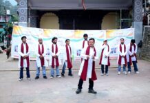 हम भी हैं देशभक्त’ नुक्कड़ नाटक से गूंजा राम सेवक सभा परिसर राष्ट्रीय नाट्य महोत्सव-2026 के तहत प्रयोगांक नैनीताल की प्रस्तुति, वंदे मातरम् के 150 वर्ष पूरे होने पर देशभक्ति का संदेश…. रिपोर्ट-(सुनील भारती ) “स्टार खबर ” नैनीताल