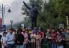 गंगाजल से शुद्धिकरण के विरोध में कांग्रेस कार्यकर्ताओं ने जलाए कैंडल… रिपोर्ट- (सुनील भारती) “स्टार खबर ” नैनीताल..