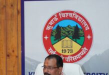 कुमाऊं विवि के कुलपति बने प्रो. सतपाल बिष्ट, शिक्षा के साथ कौशल और शोध पर जोर… कार्यभार संभालते ही डीन, निदेशकों व अधिकारियों के साथ की बैठक… केंद्रीय पुस्तकालय का निरीक्षण कर अकादमिक संसाधनों की ली जानकारी… रिपोर्ट- (सुनील भारती ) “स्टार खबर ” नैनीताल..